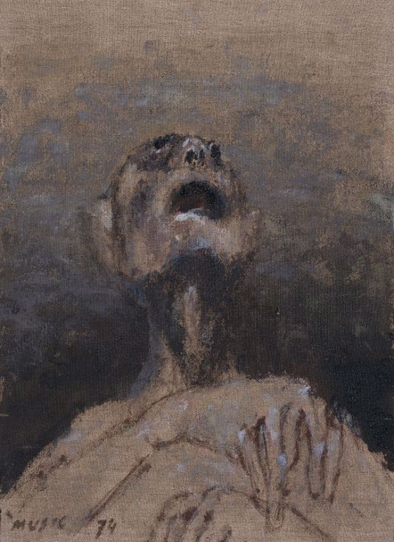 Nismo poslednji, 1974, akril, platno, 46 x 33 cm