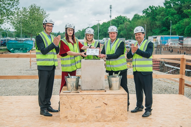 Polaganje temeljnega kamna Leka v Lendavi 