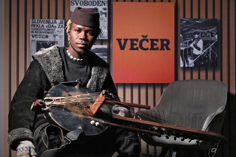 Glavna fotografija članka:Malijski glasbenik Seydou Yoni Kouyaté pred nastopom v Mariboru: Biti človek v Evropi je drugače kot v Afriki