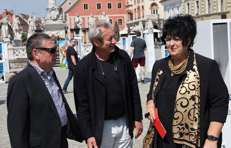 Srečko Vilar, Vladimir Rukavina in Davorka Pregl 