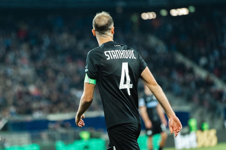 Jon Gorenc Stanković je med navijači graškega Sturma izredno priljubljen.