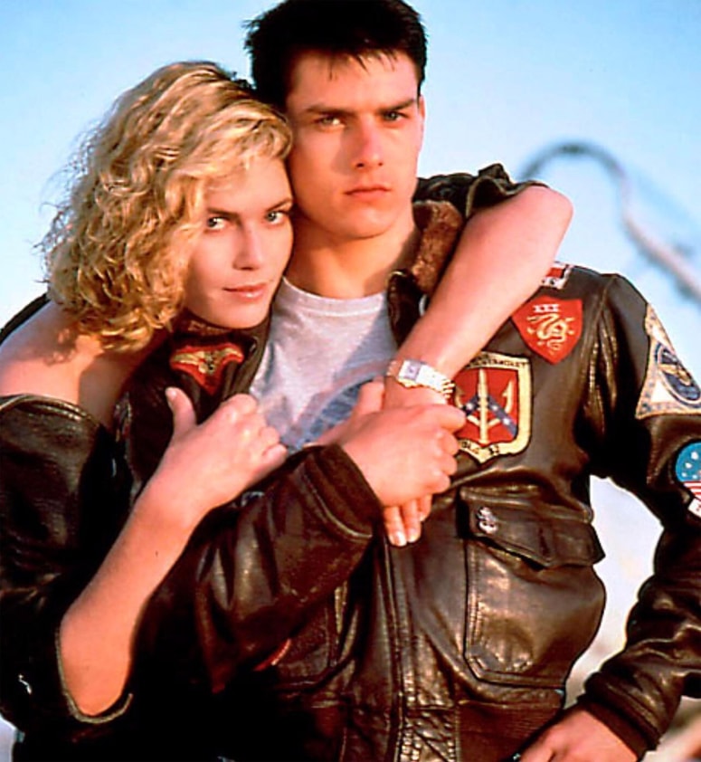 Kelly McGillis in Tom Cruise. Kultna dvojica iz filma Top Gun leta 1986. 