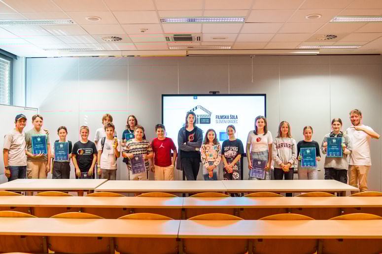 Udeleženci filmske šole