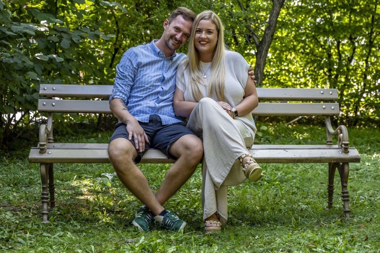 Mojmir Šiftar s soprogo. 