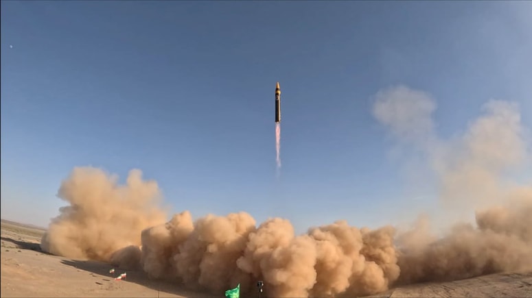 Izstrelitev iranske rakete, ki naj bi imela domet do 2000 kilometrov