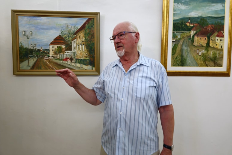 Ervin Hartman ob vedutah Maribora
 