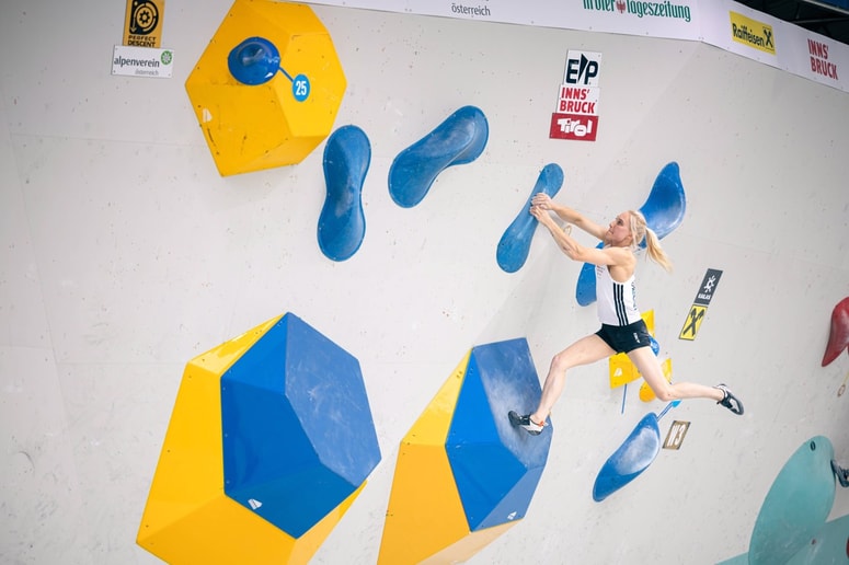 Glavna fotografija članka:Vrnila se je v velikem slogu: Janja Garnbret v Innsbrucku edina osvojila vse štiri vrhove in suvereno zmagala!