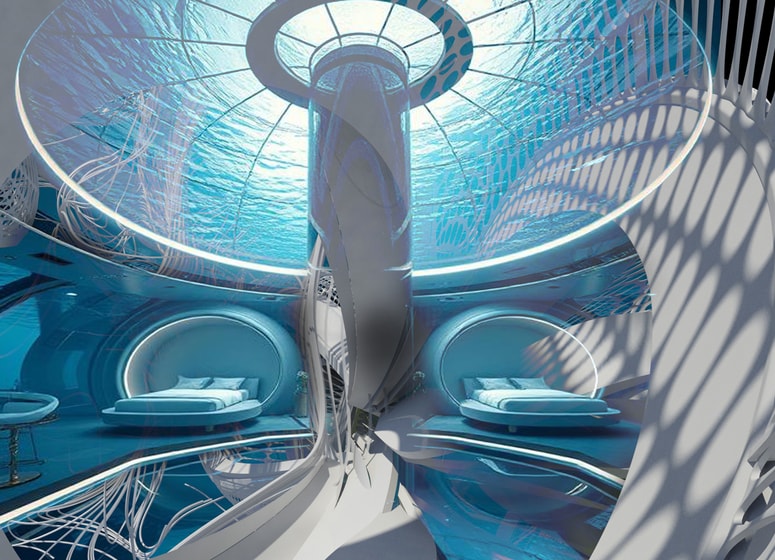 Glavna fotografija članka:(FOTO) Ambiciozen projekt: Plavajoči hotel, ki se bo potopil, če se bo bližal cunami