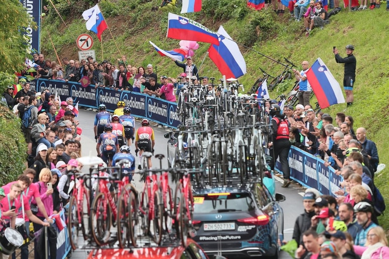 Glavna fotografija članka:Dirka po Italiji 2026: Začetek v Bolgariji in tik pred koncem najbližje Slovenije