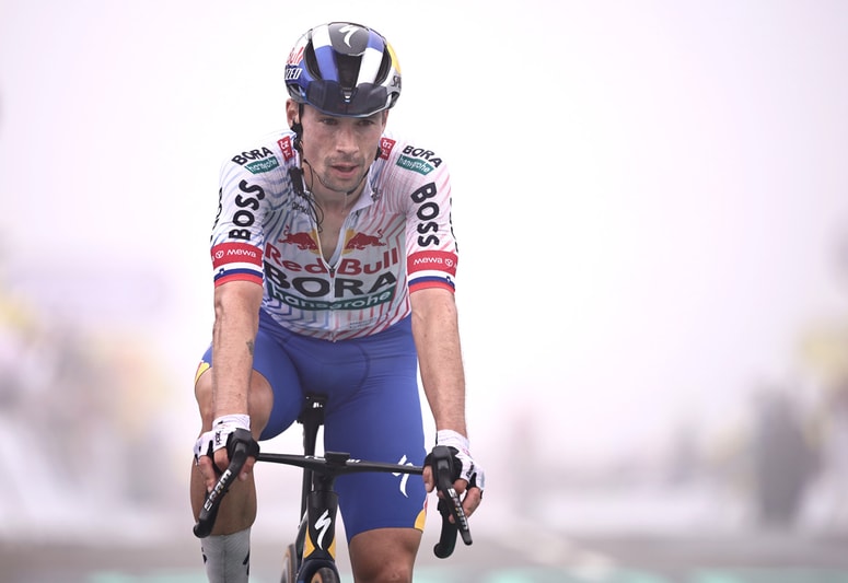 Glavna fotografija članka:Makadamska etapa kralju ciklokrosa, Roglič napredoval na peto mesto