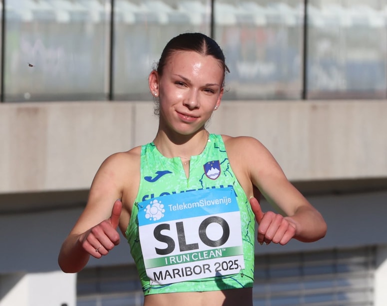 Glavna fotografija članka:Izjemen rezultat 16-letne Slovenke: Živa Remic na 800 m tekla pod dvema minutama