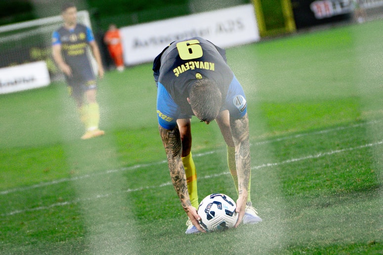 Franko Kovačević je s štirimi goli že prvi strelec prve lige, kar šestkrat pa je bil natančen v evropskih kvalifikacijah.