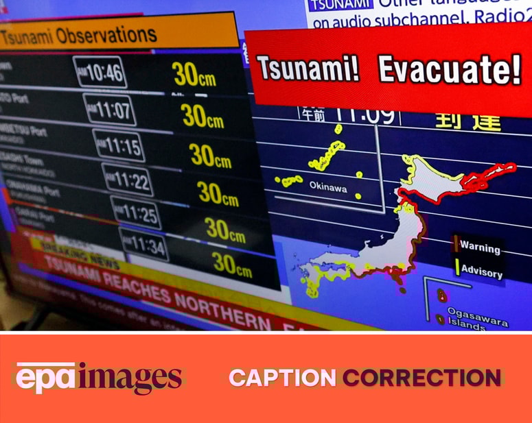 Več držav je izdalo opozorila pred cunamijem.  