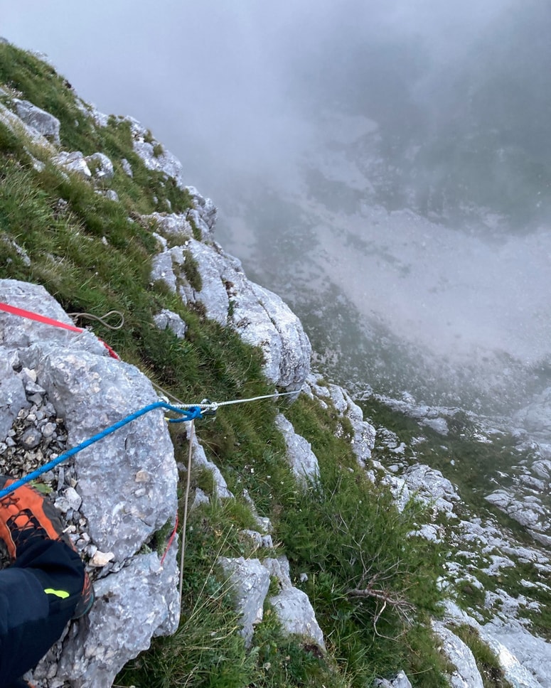 Včerajšnje posredovanje pod Škrlatico