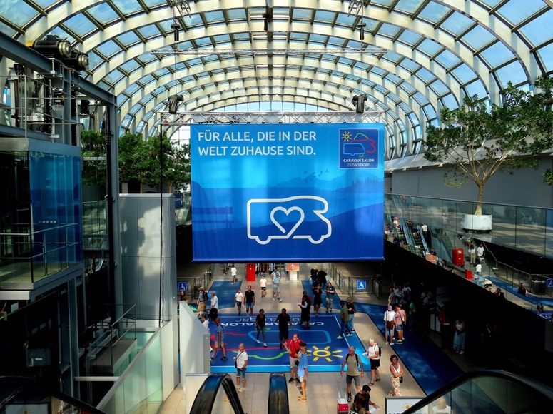 Caravan Salon v Düsseldorf vsako leto privabi ogromno število obiskovalcev iz vse Evrope.