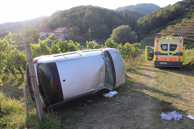 Na kraju so bili poleg reševalcev in policistov tudi gasilci PGE Krško.
