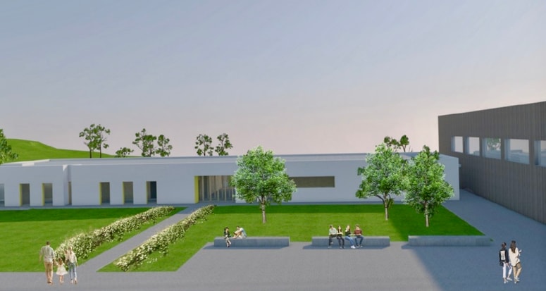 Tako so si snovalci zamislili novi vrtec v Kotljah. 