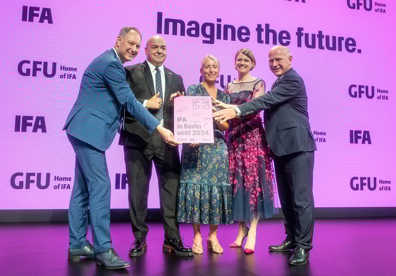 Glavna fotografija članka:IFA ostaja v Berlinu do leta 2034. Pogodba z Messe Berlin je bila predčasno podaljšana
