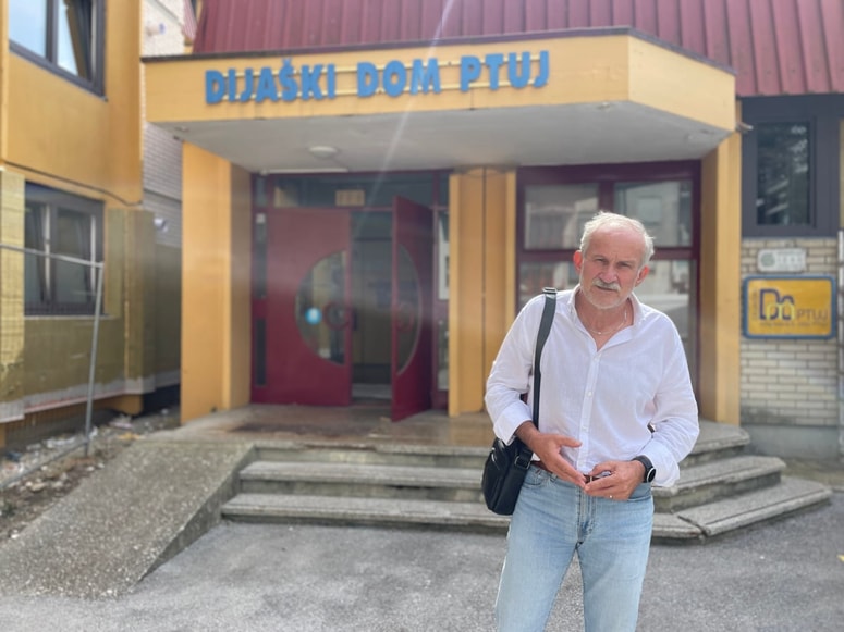 Rajko Fajt, ravnatelj Dijaškega doma Ptuj: "Čeprav je bilo v preteklosti tudi po 100 dijakov, smo zdaj s številom zadovoljni, saj je, odkar smo mi prevzeli dom, spet zaznati nekoliko večje zanimanje."