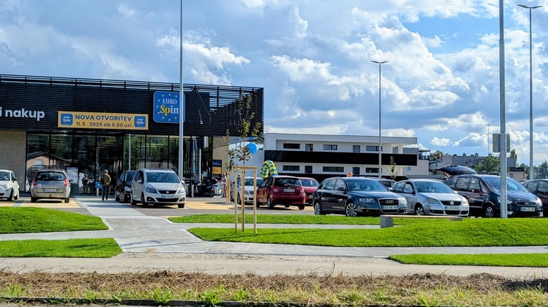 Nova trgovina Eurospin na Pobrežju.