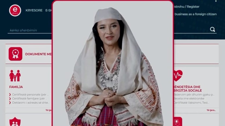 Diella že vodi platformo e-albania.