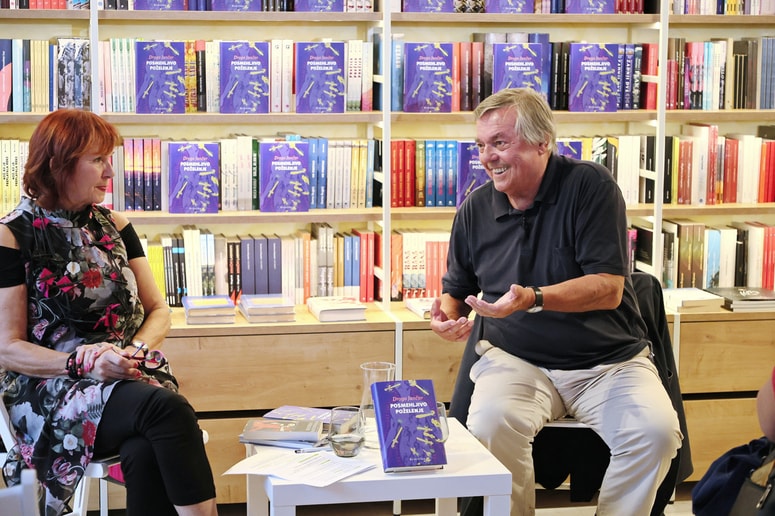 Zora A. Jurič in Drago Jančar v pogovoru o vseh razsežnostih Posmehljivega poželenja 