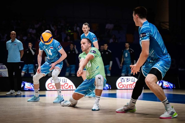 Jani Kovačič, eden najboljših prostih igralcev na svetu, je zelo zadovoljen z dvorano, v kateri bodo igrali. 