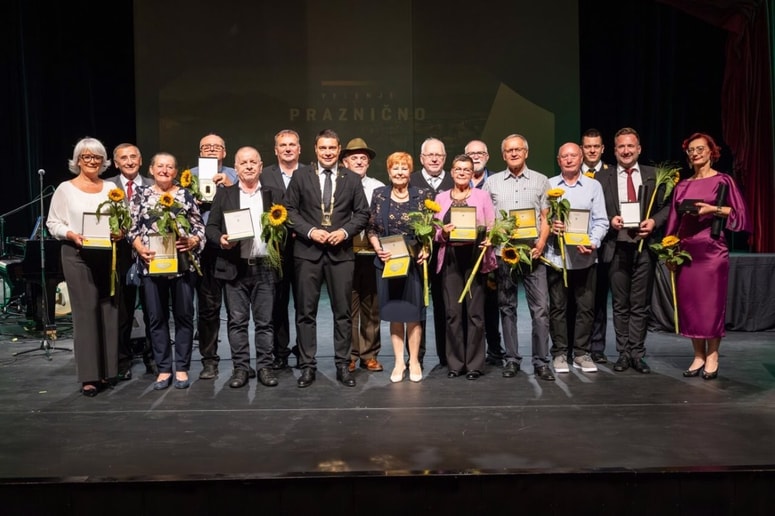 Velenje, občinska proslava, nagrajenci 