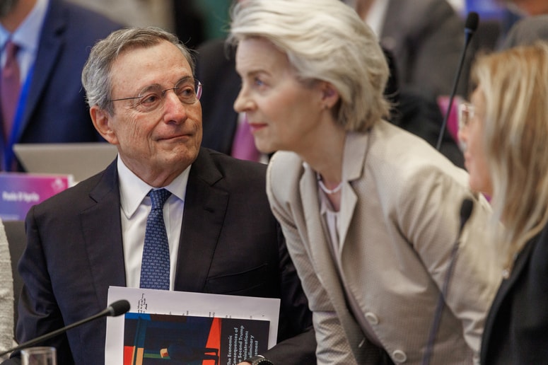 Mario Draghi in Ursula von der Leyen