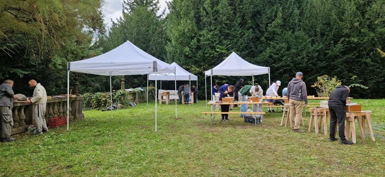 Kamnoseške delavnice na dvorcu Gutenbuchel 