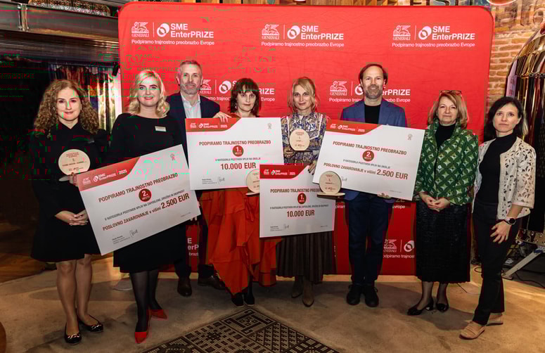 Najboljši v natečaju SME EnterPRIZE 2025. 