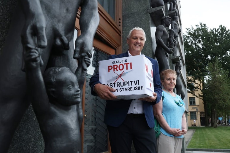 Aleš Primc in Milena Miklavčič