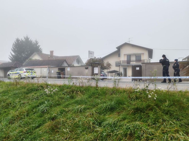 Kraj v Črnučah, kjer je moški z ostrim predmetom poškodoval žensko.