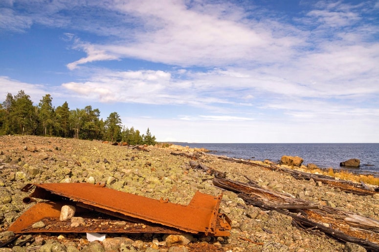 Obala na Švedskem. Fotografija je simbolična. 