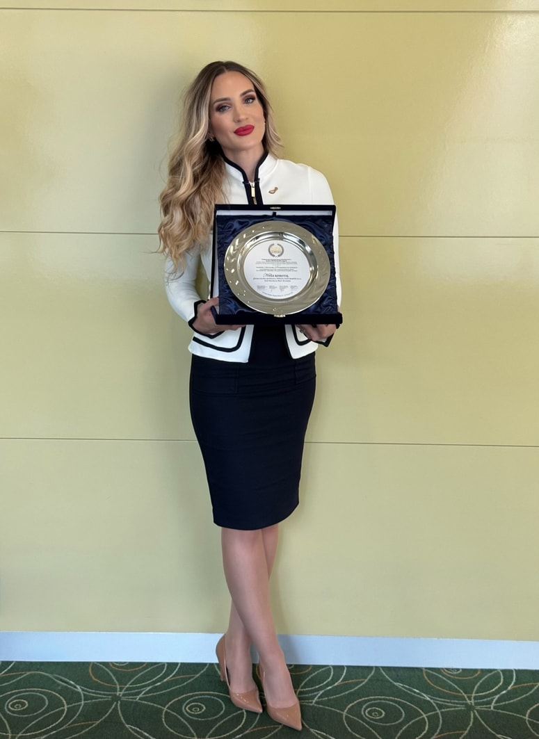 Nuša Korotaj je prejela nagrado za prispevek k razvoju ženskega podjetništva v srednji in jugovzhodni Evropi.