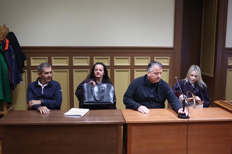 Nekdanji krški župan Miran Stanko (levo) in njegov podžupan Silvo Krošelj očitke zavračata. 