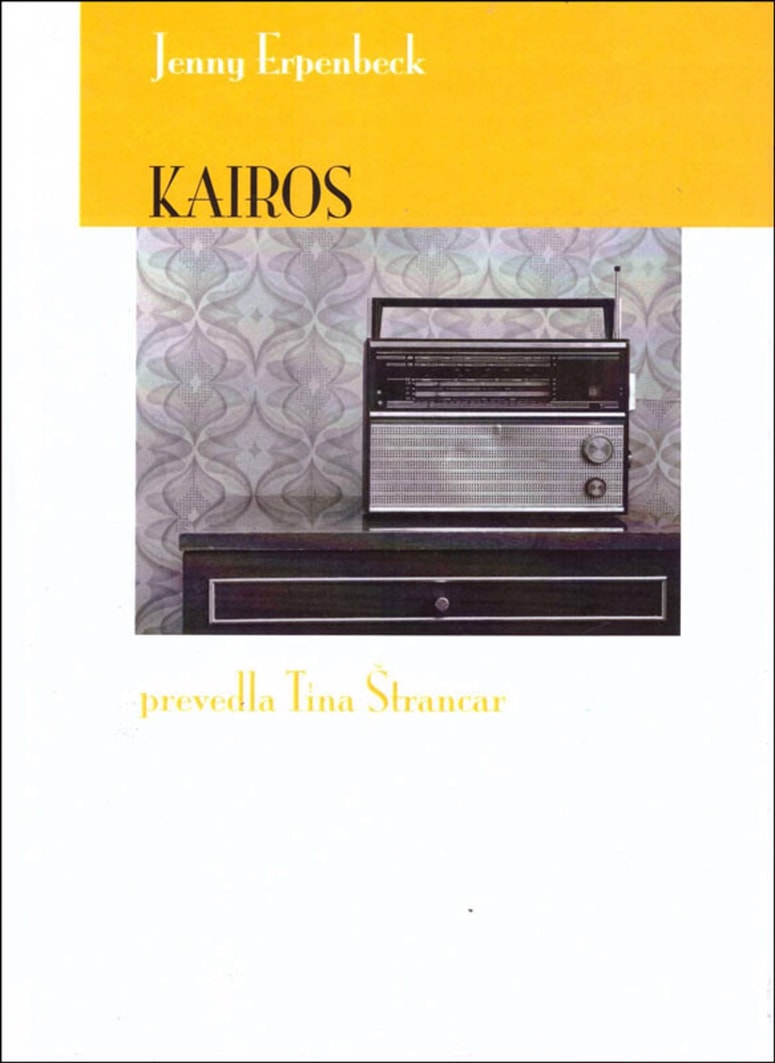 Kairos je izšel, tako kot prejšnja v slovenščino prevedena romana Jenny Erpenbeck, Srečišče in Ob koncu dni, pri založbi Litera v prevodu Tine Štrancar. 