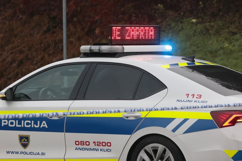 V pregon za bežečim voznikom se je vključilo več policijskih patrulj.