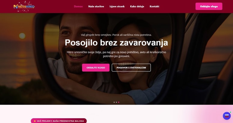 Banka Slovenije opozarja na zavajajoče oglaševanje spletne strani Nevakred.