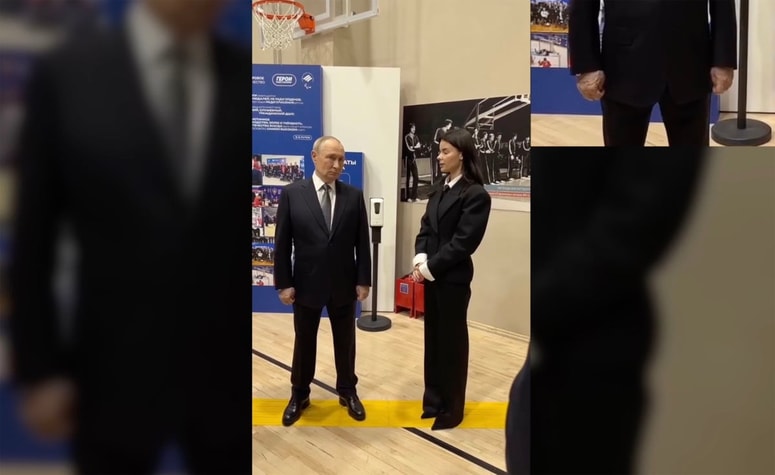 Vladimir Putin z Jekaterino Leščinsko