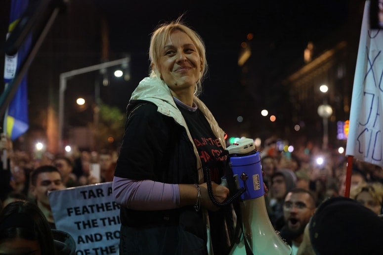 Dijana Hrka je postala simbol upora v Srbiji. 