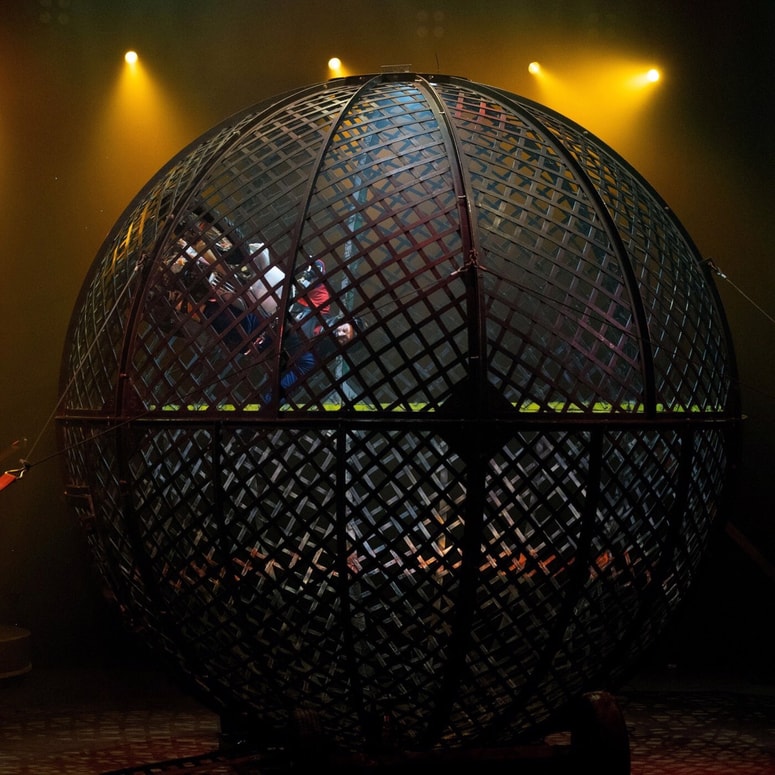 Glavna fotografija članka:Tragedija v cirkusu: Številni gledalci, tudi otroci, so gledali, kako je med nevarno točko umrl akrobat 