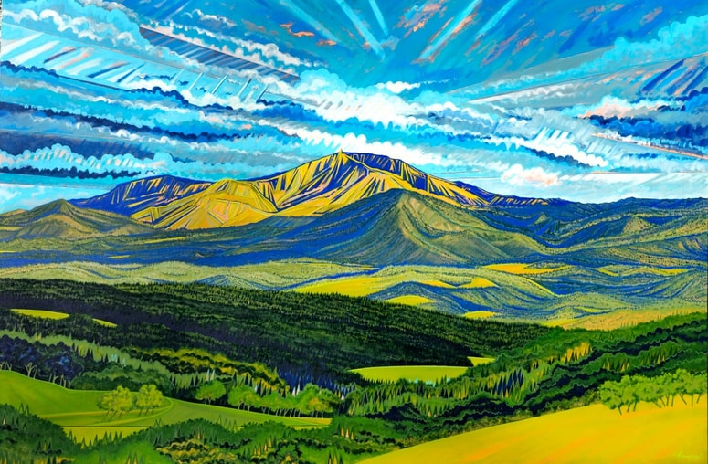 Laura Kumprej: "Živim med gorami in moja čutna izkušnja krajine je verjetno izrazitejša." 