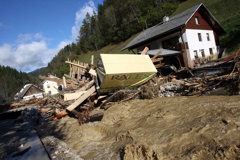 Evropska ocena tveganja poplave izpostavlja kot najkritičnejšo vremensko nevarnost, na katero se moramo v Sloveniji čim prej prilagoditi.