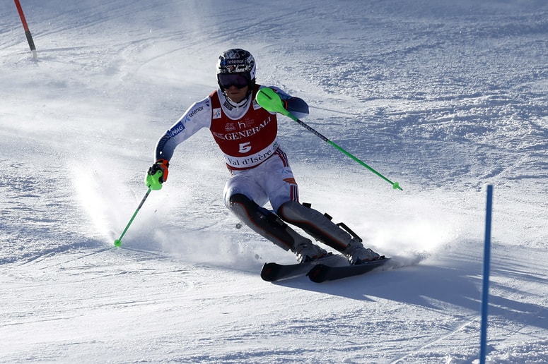 Glavna fotografija članka:Haugan z zmago v Val d'Iseru tudi na vrh slalomskega seštevka
