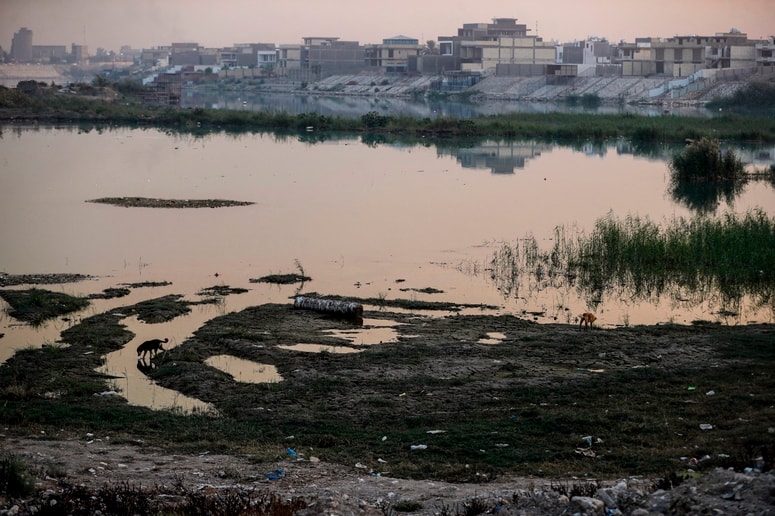 Slavni iraški reki Tigris grozi popolna izsušitev in hudo onesnaženje. 