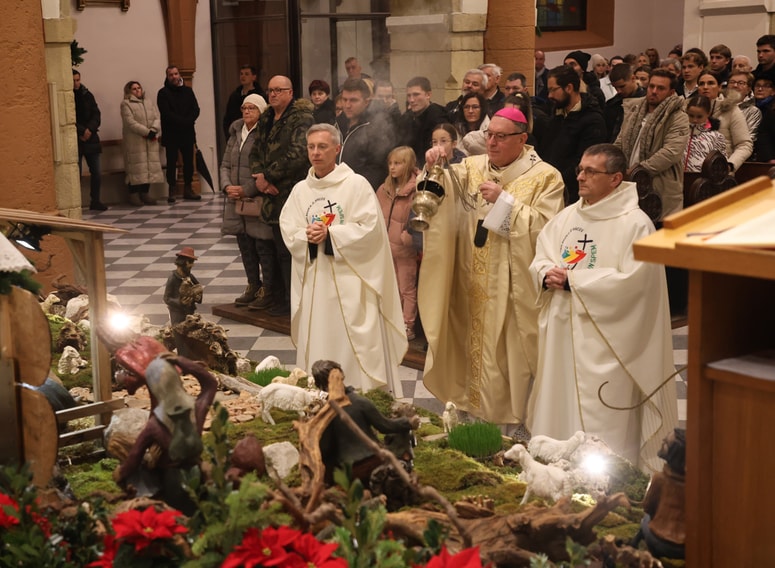 Polnočnica v mariborski stolnici.