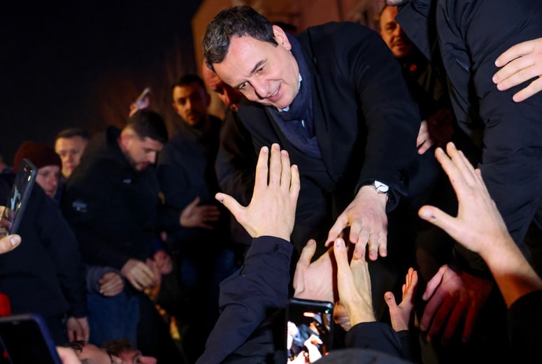 Glavna fotografija članka:Na volitvah na Kosovu zmagala stranka premierja Kurtija