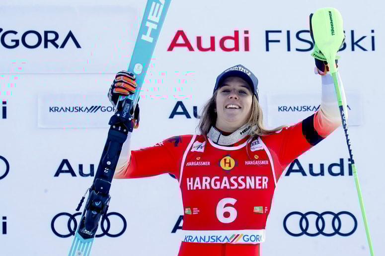 Zmagovalka Kranjske gore: Camille Rast