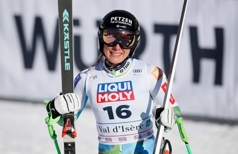 Glavna fotografija članka:Ilka Štuhec pred Zauchenseejem: Verjamem, da se lahko zelo dobro izide